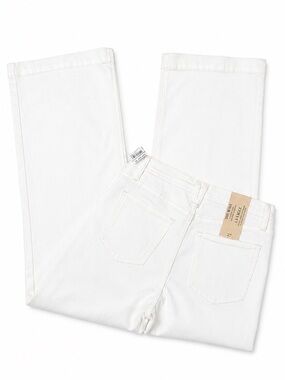 Scotch & Soda White Straight Leg Jeans